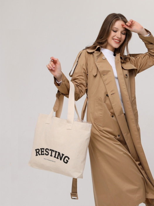 Zoozie Bags 2068 Bolso de mano de algodón 100% color crema
